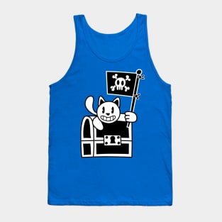 Pirate Cat's Treasure Tank Top